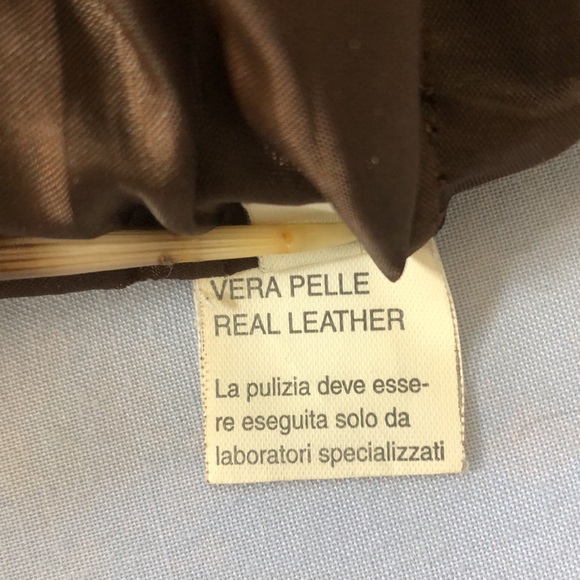 RARE Blur Leather Distressed Italian Skirt - Picture 10 of 12